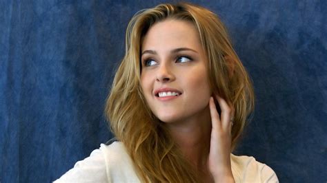 Wallpaper Face Long Hair Kristen Stewart Blue Fashion Person