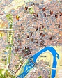 Seville walking tour map - Map of Seville walking tour (Andalusia - Spain)