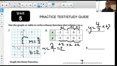 Unit 5 Practice Test Study Guide Youtube