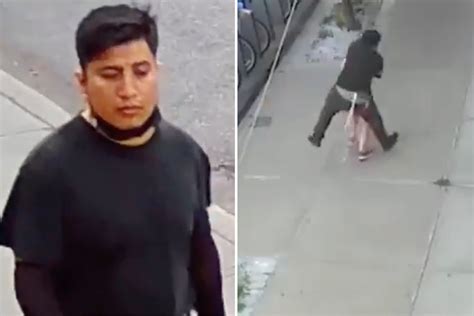 Terrifying Moment Perv Jumps On Woman Tackles Her To The Ground And Gropes Her On Street In