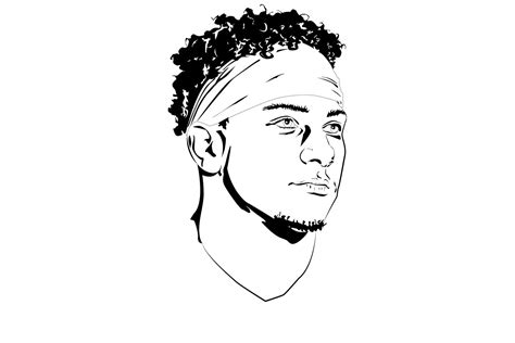 Patrick Mahomes Free Coloring Pages Sketch Coloring Page