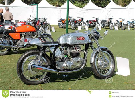 Vintage Racing Motorcycle Editorial Photo Image 49938321