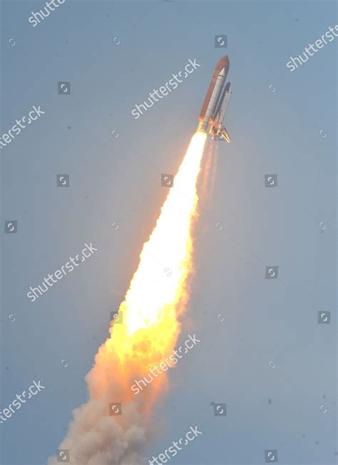 Nasas Space Shuttle Atlantis Takes Off Editorial Stock Photo Stock