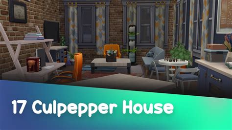 17 Culpepper House The Sims 4 Speed Build No Cc Youtube