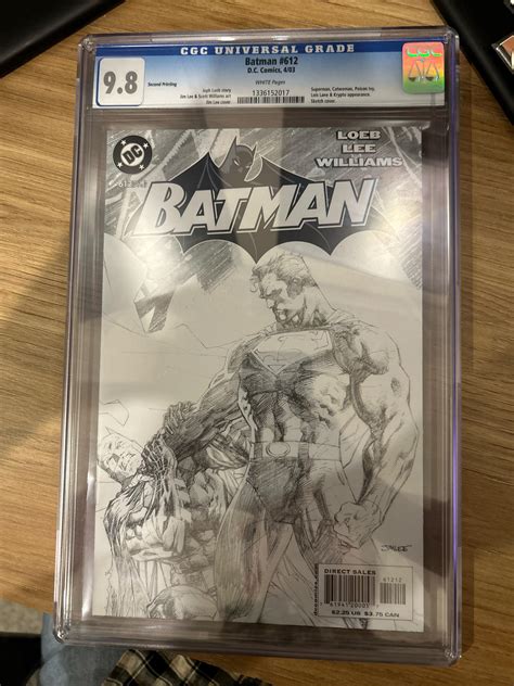 Value Of 98 Cgc Batman 612 Variant Cover Rcomicbookspeculation