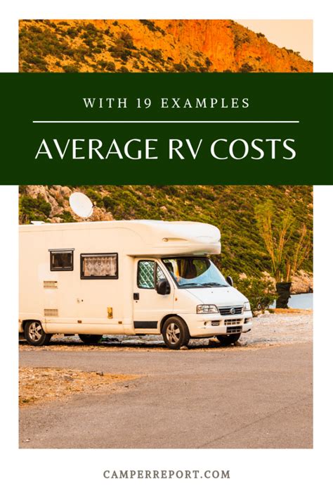Average Rv Costs With 19 Example Prices Camper Report