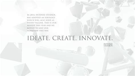 Ideate Create Innovate Behance