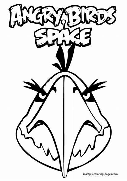 Angry Birds Coloring Pages Space Bird Eagle