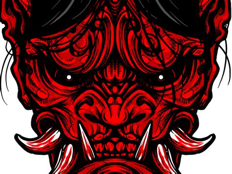 Red Oni By Alexandria Derosa On Dribbble