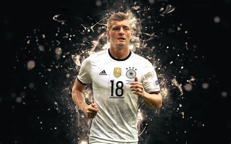 Download Wallpapers 4k Toni Kroos Abstract Art Germany National Team