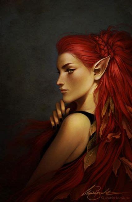 Red Headed Elf Female Elf Bard Elves