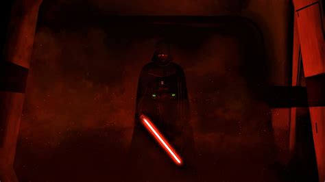 Wallpaper Star Wars Darth Vader Artwork Lightsaber 1920x1080