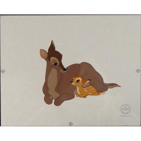 Bambi Deer To My Heart Walt Disney Sericel Art