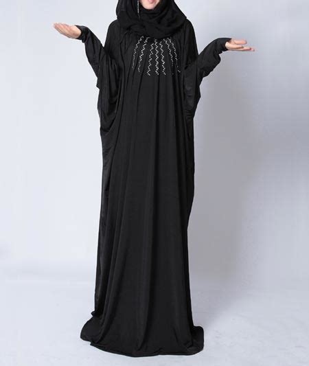 Simple Black Plain Abaya Designs 2016 2017 Islamic Burka Style