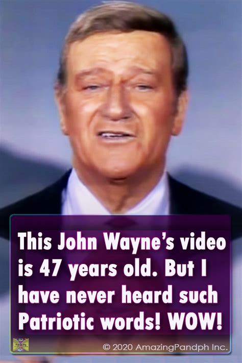 This John Wayne S Video Is Years Old Amazingpandph John Wayne