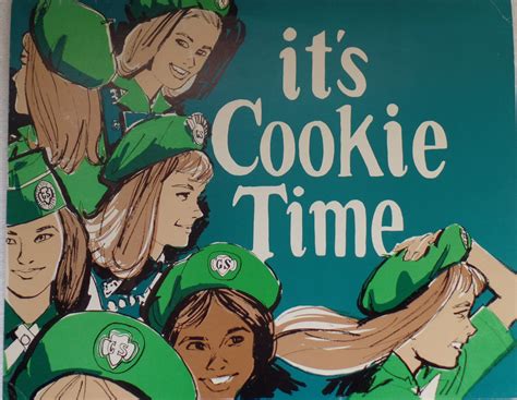 Girl Scout Cookie Poster From The 1970s Unknown Bakery And Year