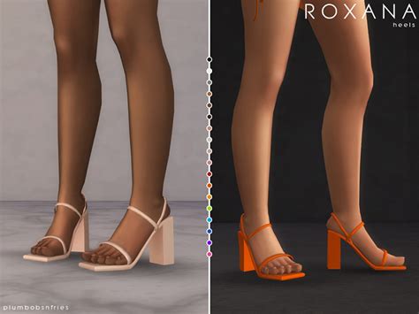 Sims 4 Open Toe Heels Cc All Free To Download Fandomspot