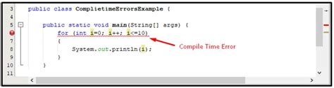 What Are Compile Time Errors In Java Explained