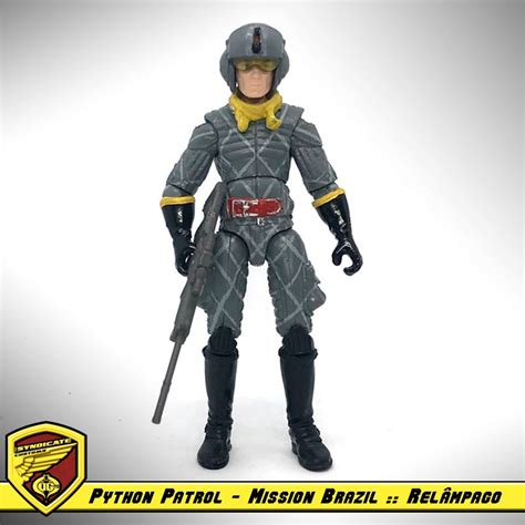 Gi Joe Cobra Customs Python Patrol Mission Brazil Relâmpago
