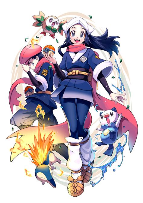 Pokemon Legends Arceus Characters By Gigiedt On Deviantart Pokemon Teams Pokemon Characters