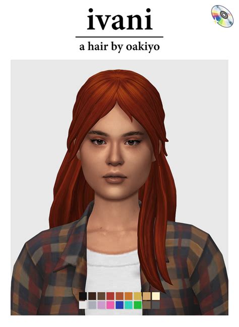 Oakiyo Is Creating Custom Content Patreon In 2021 Hair Sims 4