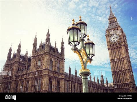 Big Ben And The Houses Of Parliament In London Stock Photo Alamy