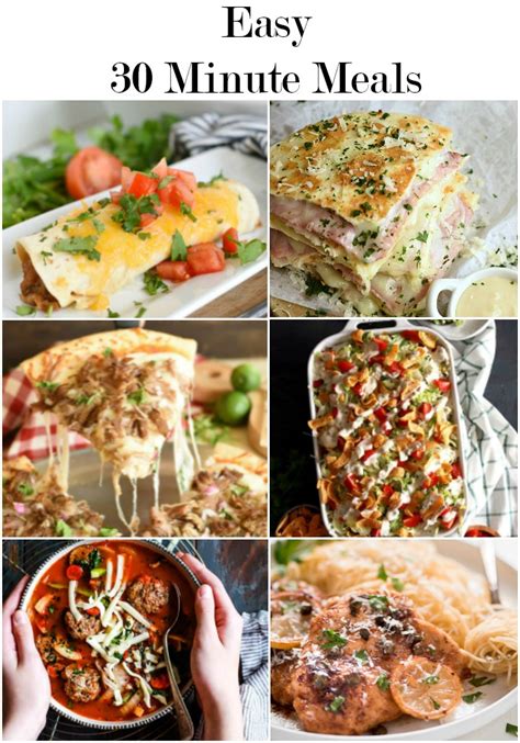 Easy 30 Minute Meals | Little Dairy On the Prairie