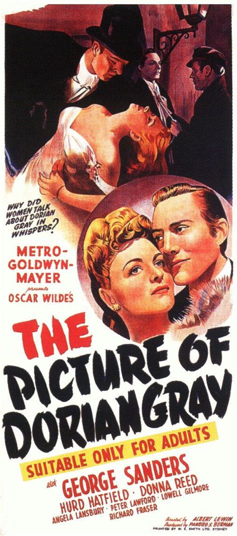 The Picture Of Dorian Gray 1945 Classic Movie Posters Old Movie