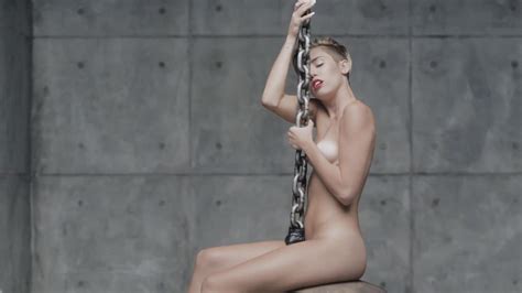 Miley Cyrus Wrecking Ball Celebrity Porn Photo