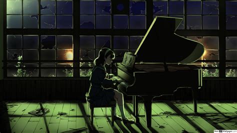 Anime Piano Wallpapers Top Free Anime Piano Backgrounds Wallpaperaccess