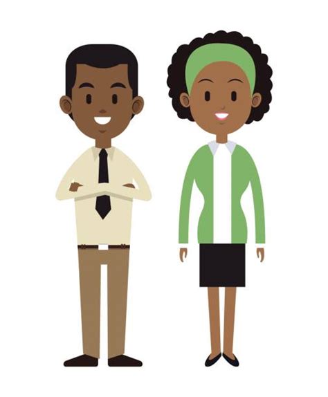 Mixed Race Couple Laugh Illustrations Royalty Free Vector Graphics