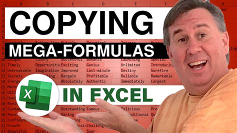 MrExcel S Learn Excel 387 MegaFormula Copying YouTube