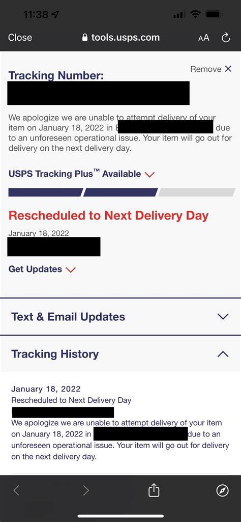No update or attempted re-delivery since the 18th. Should I file a lost
