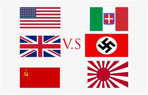 World War 2 Allies And Axis Flags A Historical Overview