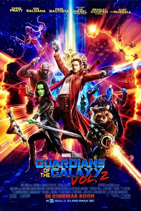 Original Guardians Of The Galaxy Vol Movie Poster Marvel Studios