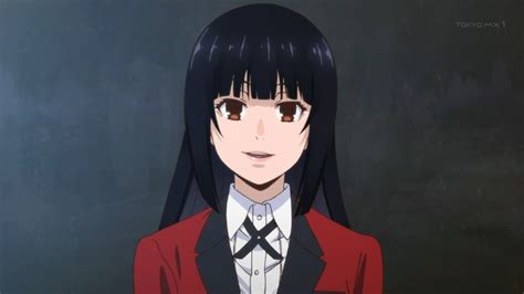 Anime Anime Girls Anime Screenshot Kakegurui Jabami Yumeko Long Hair
