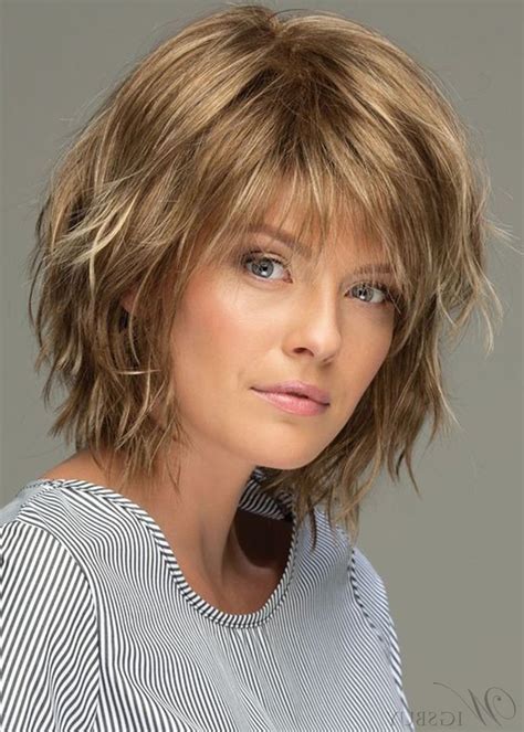 Shoulder Length Choppy Layered Hair Pin On Stayglam Hairstyles The Mixture Of High And Low