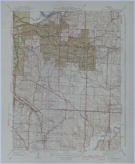 Map Of Independence Missouri Harry S Truman