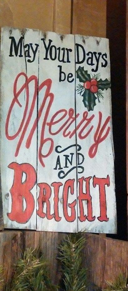 May Your Days Be Merry And Brightchristmas Signpallet Boards
