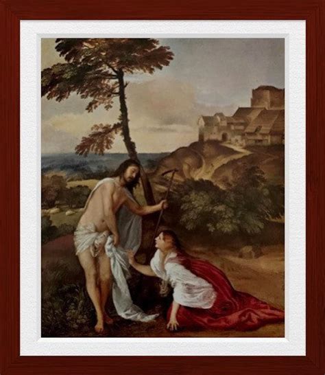 Noli Me Tangere Titian Inspirational Devotional 85x11 Inches Etsy