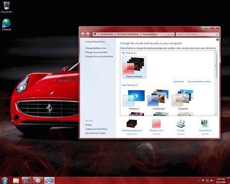 Ferrari Windows 7 Desktop Theme Download And Review