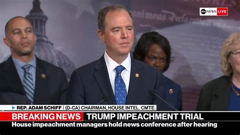 Just In No I Don T Think So Rep Adam Schiff Says When Asked If He