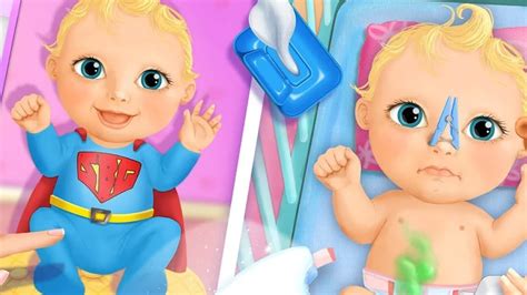 Sweet Baby Girl Doll House Fun Play Take Care And Bed Time Best Games