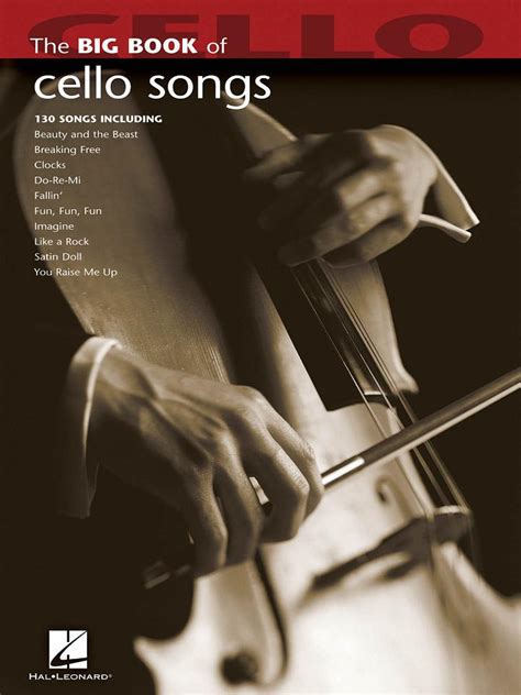 Big Book Of Cello Songs Violoncello Enotyeu