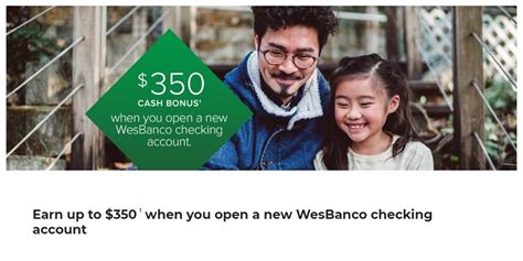 We used wesbanco as our personal bank for about 10 years. WesBanco Promotions: $350 Checking Bonuses (IN, KY, OH, PA, WV)
