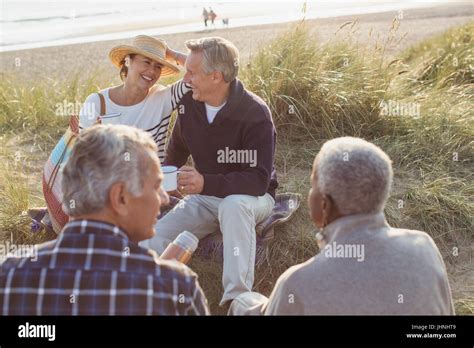 Senior Couples On Beach Hi Res Stock Photography And Images Alamy