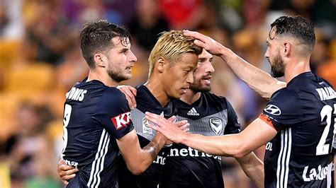 Brisbane roar and melbourne victory are 2 of the leading football teams in asia. A-League: Brisbane Roar vs Melbourne Victory, result, red ...
