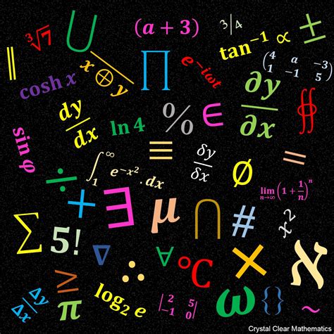 Mathematical Symbols Crystal Clear Mathematics