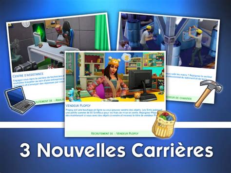 3 Nouvelles Carrières Pour Les Sims 4 Candyman Gaming Sims