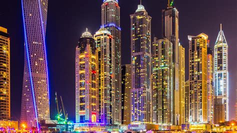 Download Wallpaper For 2560x1440 Resolution Dubai City Skyscrapers
